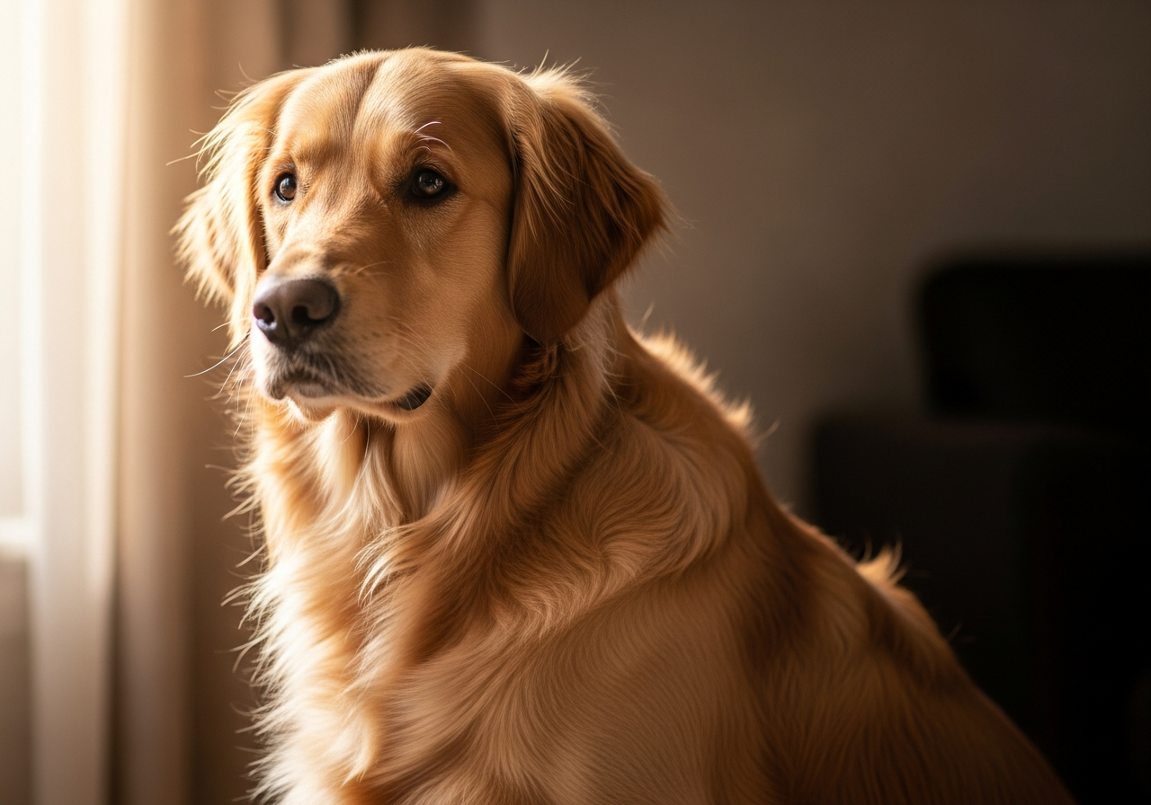 A dog